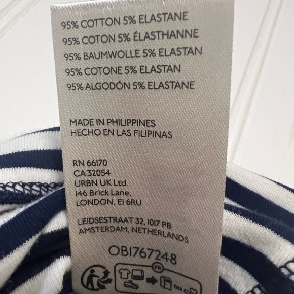 NEW‼️Maeve by Anthropologie Ribbed Tank -Navy MEDIUM - Picture 6 of 7